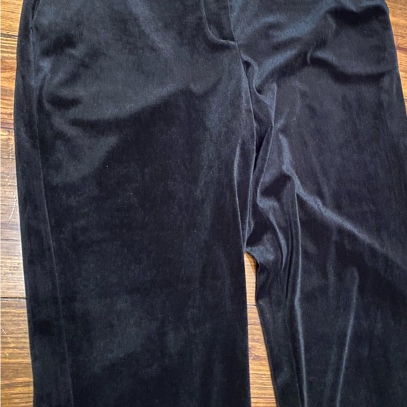 Express Ladies Editor Black Velvet Pants NWT - Picture 2 of 7